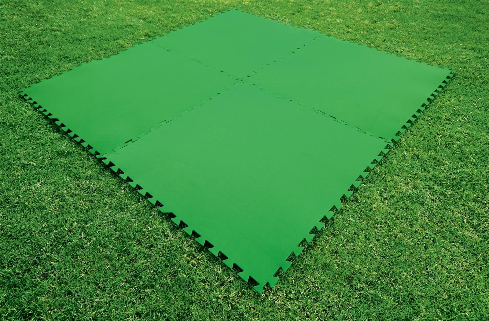 Flowclear™ Pool-Bodenschutzfliesen Set, 9 Stück á 78 x 78 cm, grün