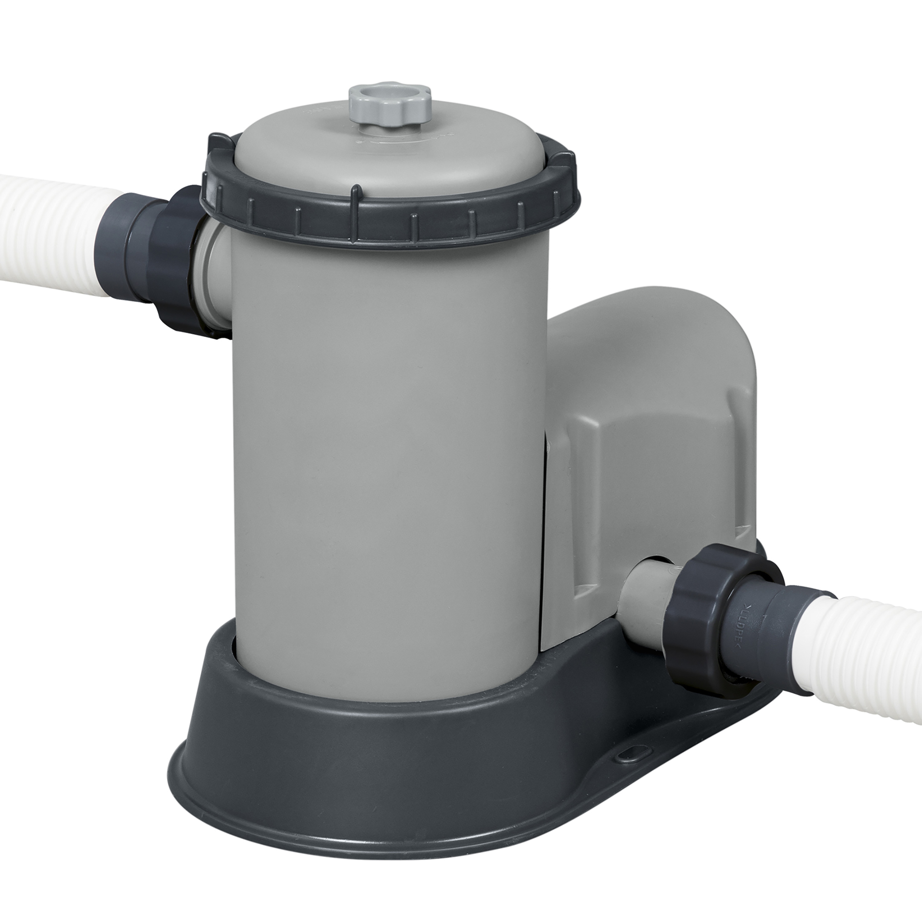 Power Steel™ Swim Vista Series™ Frame Pool Komplett Set mit Filterpumpe Ø 549 x 122 cm, Holz-Optik (Pinie), rund