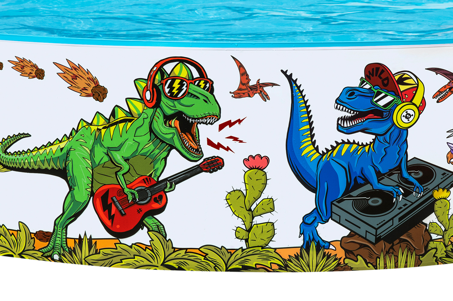 Fill 'n Fun™ Planschbecken Dinosaurier, Ø 183 x 38 cm
