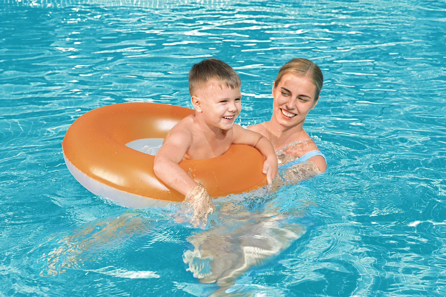 Schwimmring Frosted Neon Ø 76 cm, sortiert