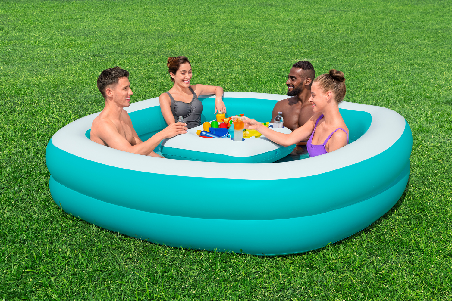 Family Pool Sippin Summer™ 218 x 218 x 48 cm