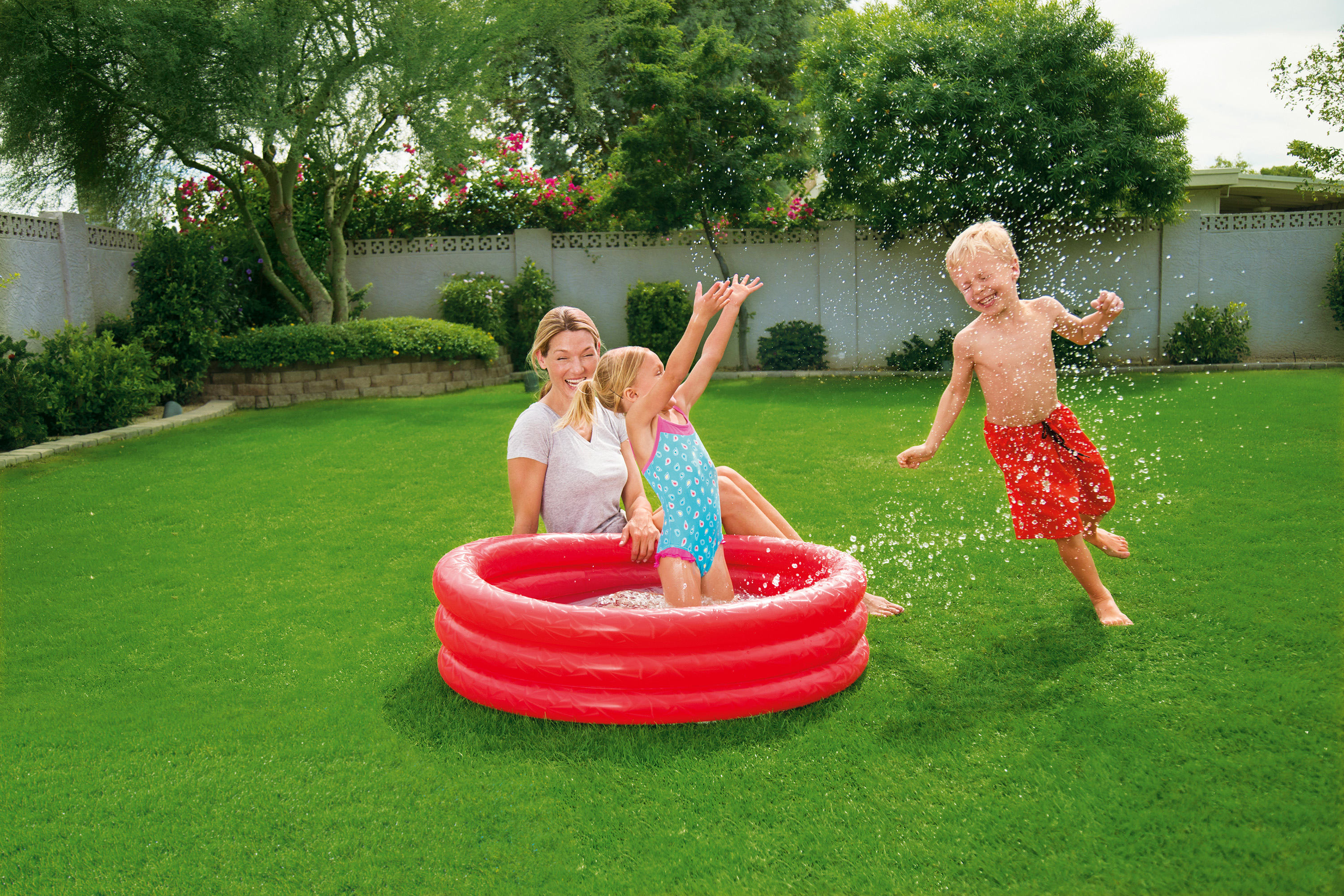 Planschbecken Splash 'n Smile™ Ø 102 x 25 cm, sortiert