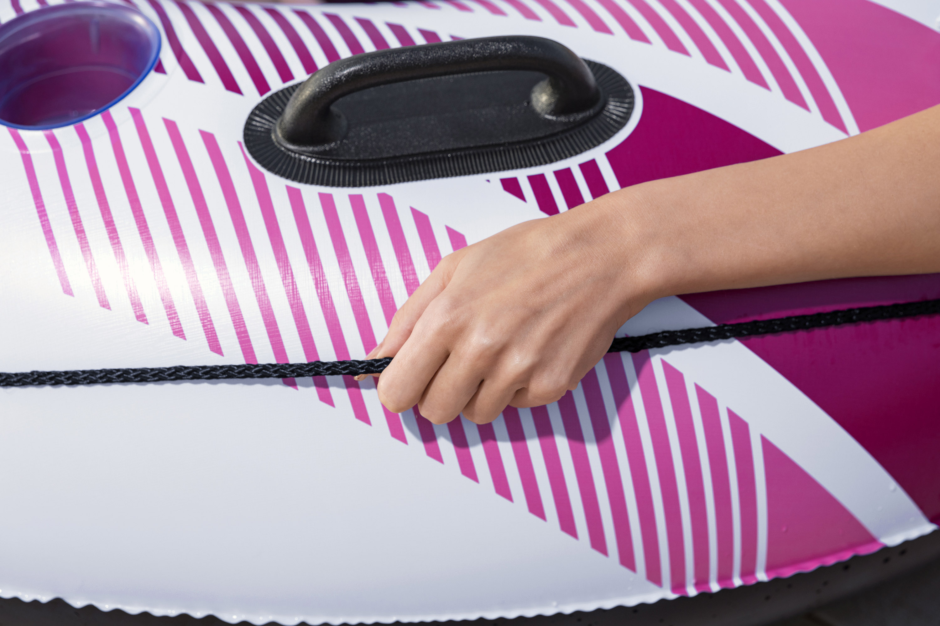 Hydro Force® Schwimmring Pink Rapid Rider™ mit Rückenlehne Ø 135 cm