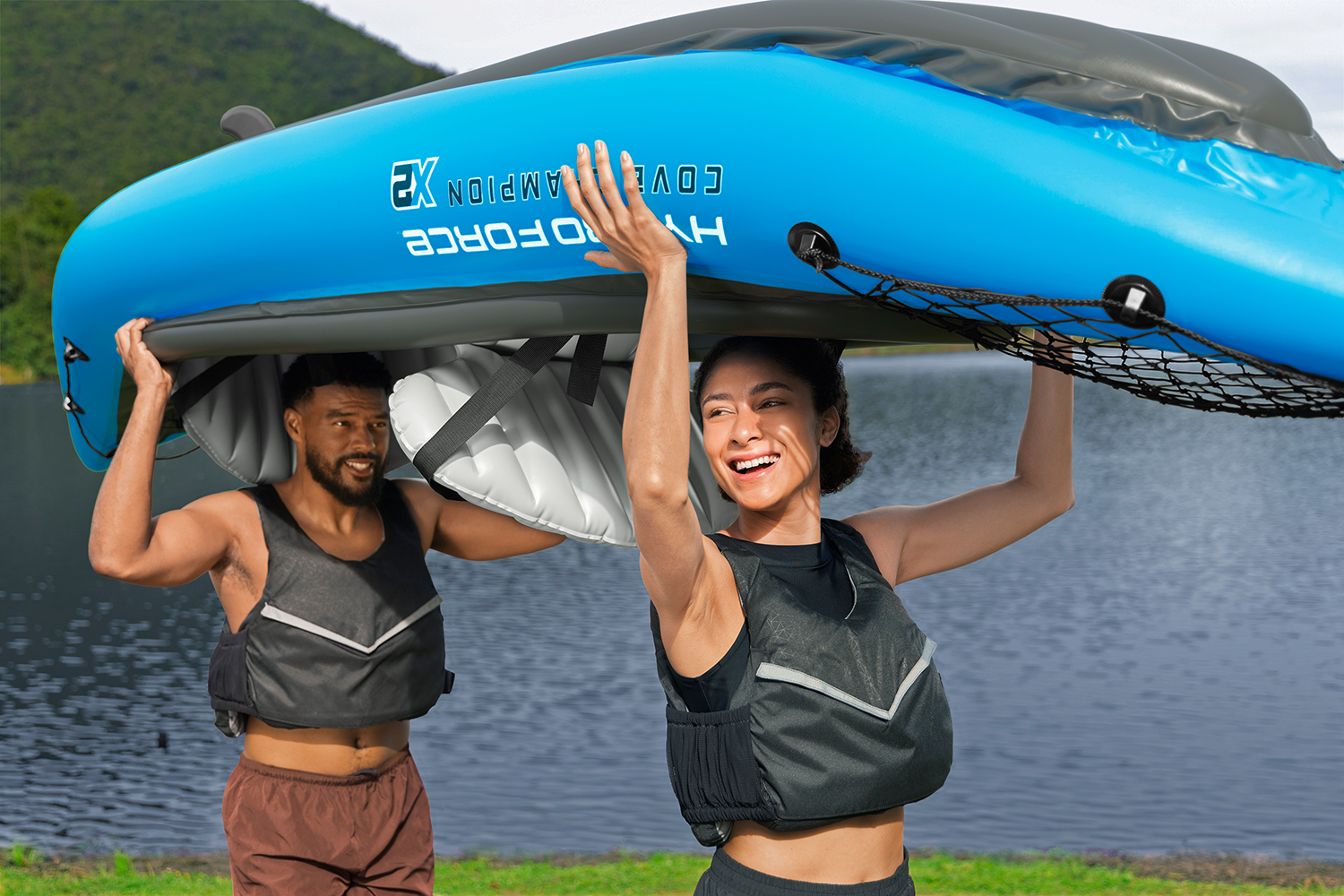 Hydro-Force™ Kajak Set Cove Champion™ X2 331 x 88 x 45 cm Hydro-Force™ Kajak Set Cove Champion™ X2 331 x 88 x 45 cm