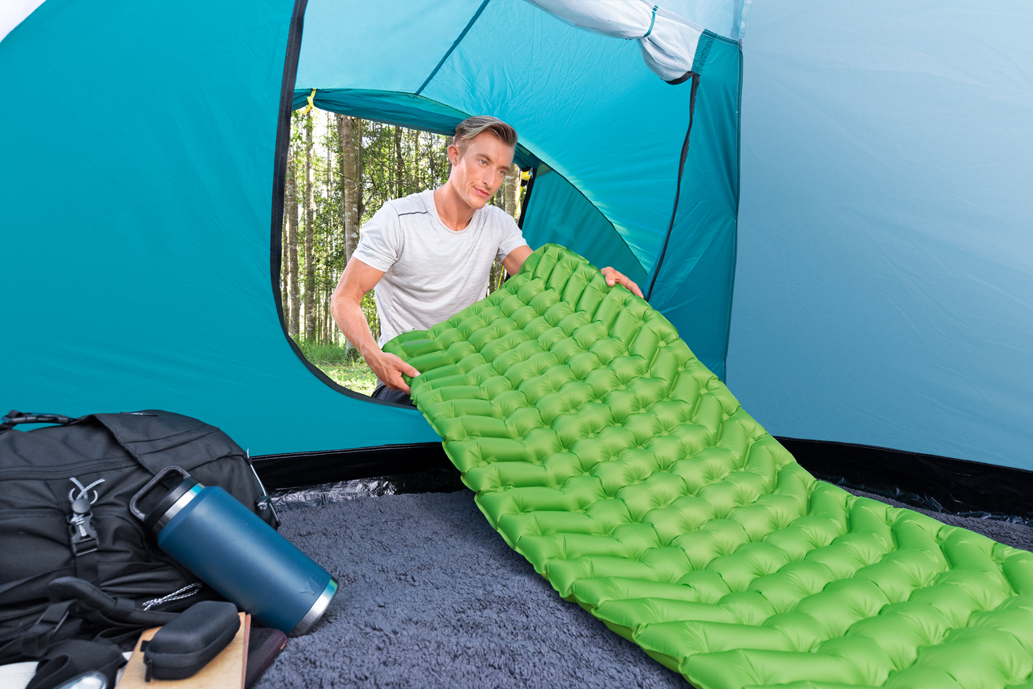 aufblasbare Single-Isomatte WanderLite™ 188 x 58,5 x 6,5 cm