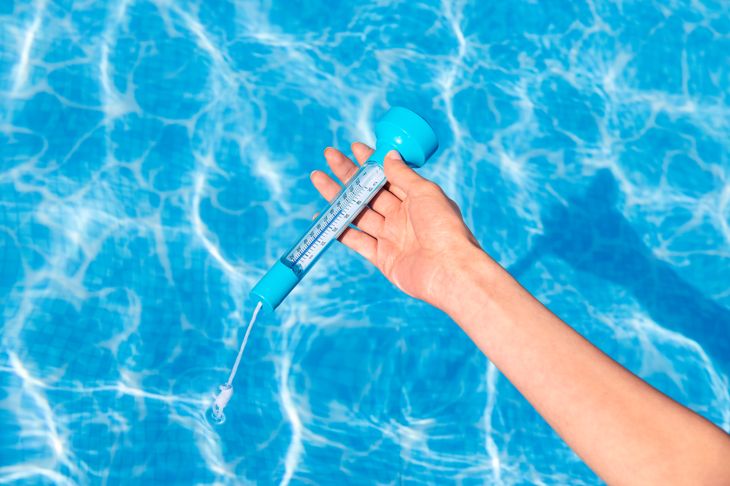 Schwimmendes Poolthermometer, sortiert