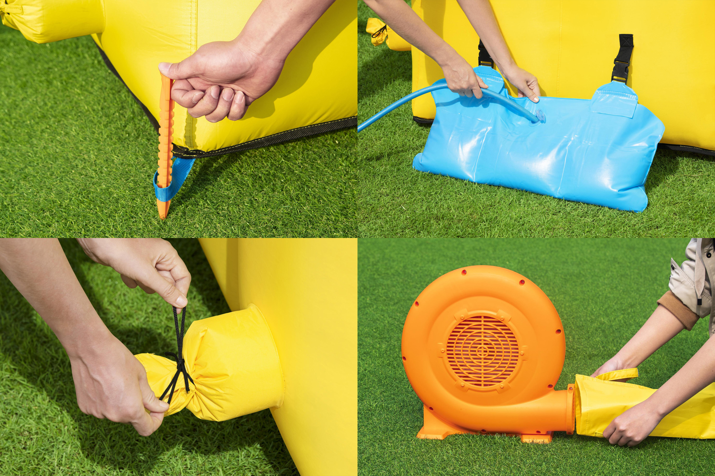 H2OGO!™ 14'3" x 9'5" x 8'9"/4.35m x 2.86m x 2.67m Mount Splashmore Mega WaterPark