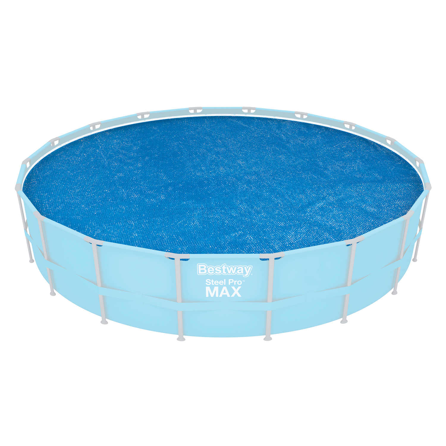PE-Solarabdeckplane Ø 549 cm, blau, rund