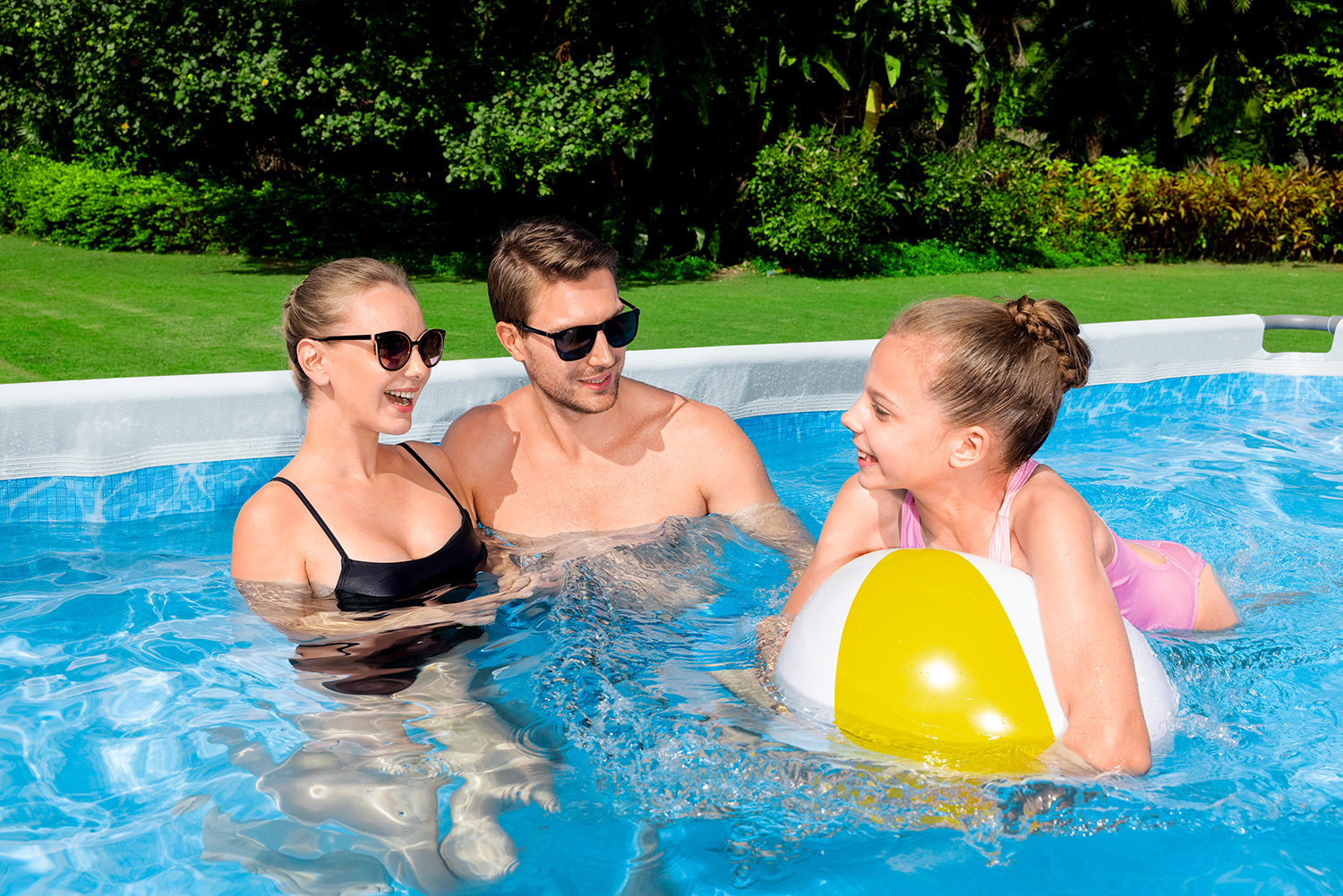 Power Steel 16' x 8' x 48"/4.88m x 2.44m x 1.22m Rectangular Pool