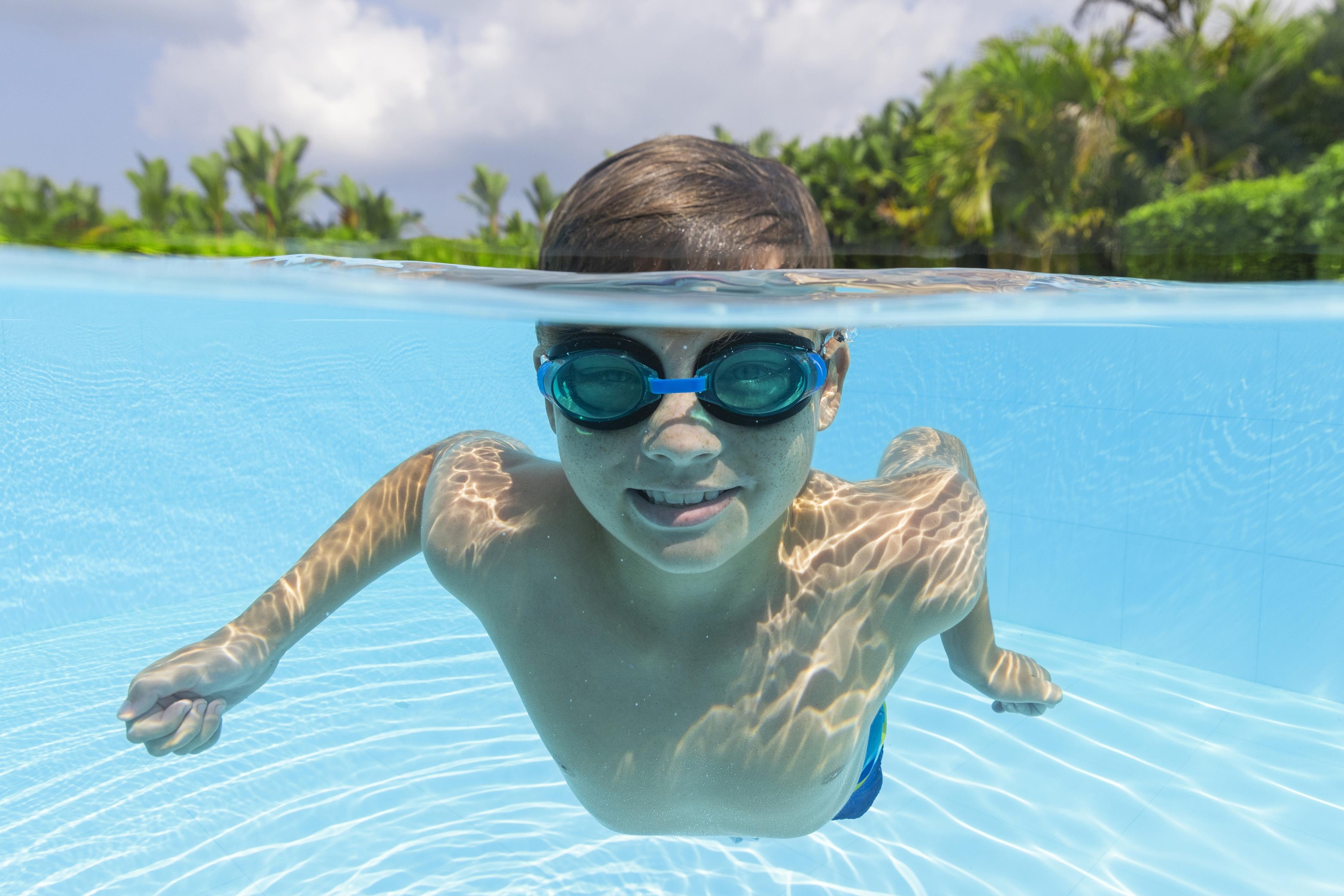 Aqua Burst Essential™ II Schwimmbrille ab 7 Jahren, Blau Aqua Burst Essential™ II Schwimmbrille ab 7 Jahren, Blau