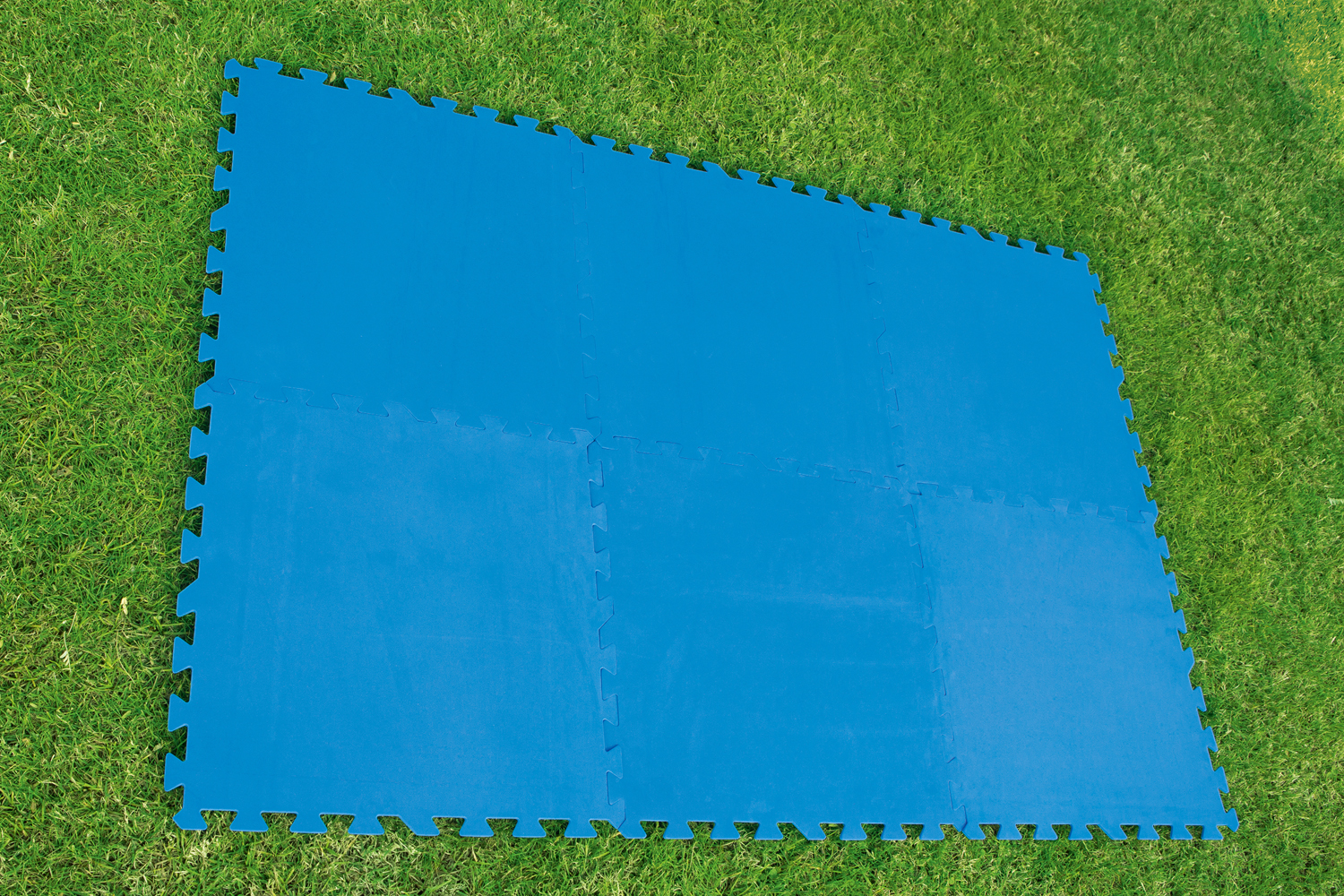 Pool-Bodenschutzfliesen Set 9 Stück á 50 x 50 cm, blau