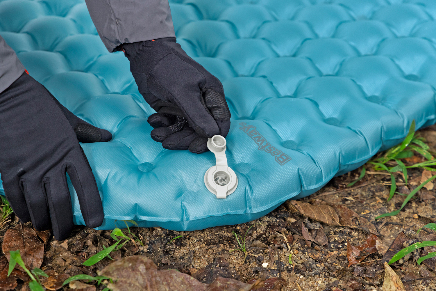 aufblasbare Single-XL-Isomatte AlpineLite™ für Mumienschlafsäcke 183 x 63,5 x 7,5 cm