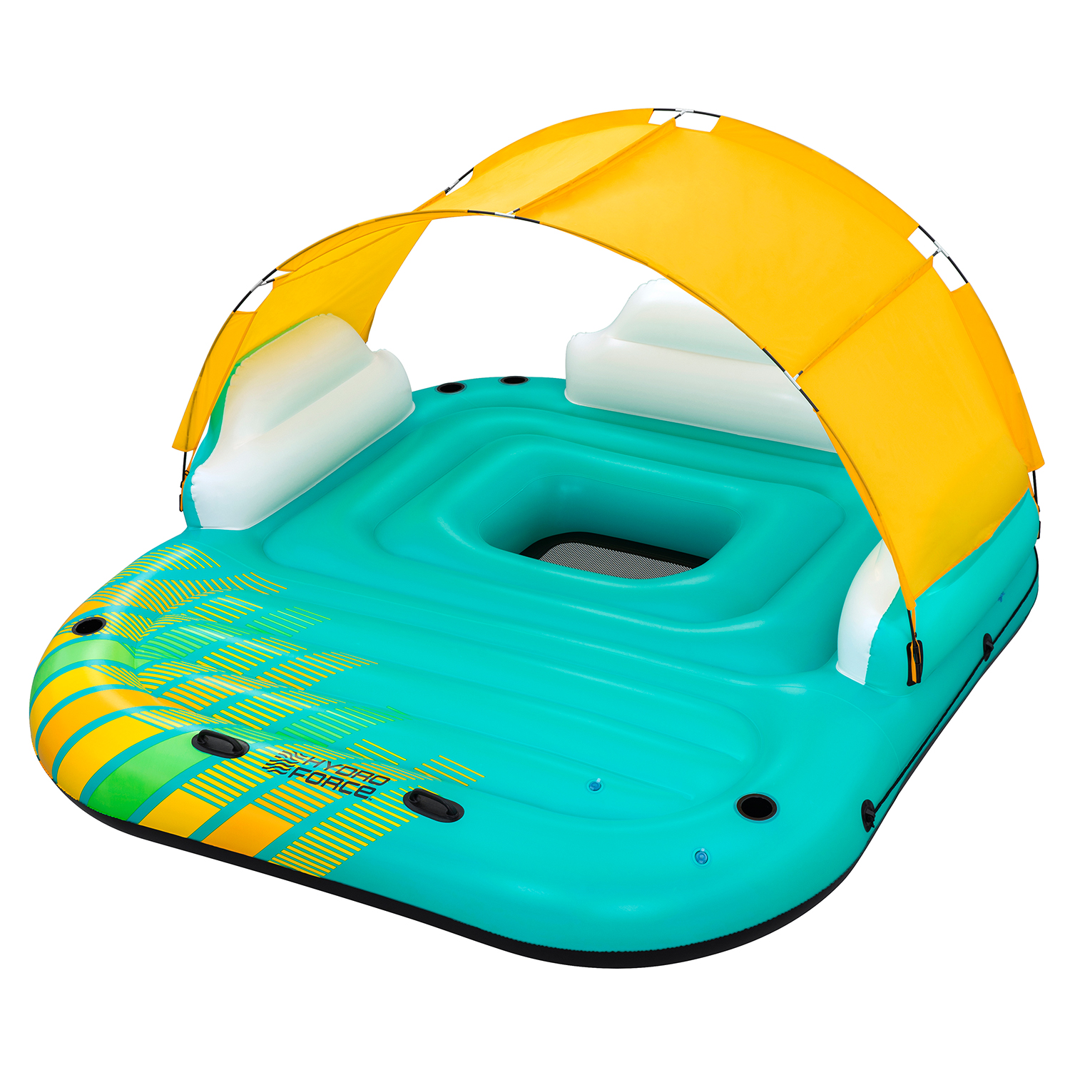 Hydro-Force®  5 Personen Badeinsel Sunny Lounge 300 x 275 cm Hydro-Force®  5 Personen Badeinsel Sunny Lounge 300 x 275 cm