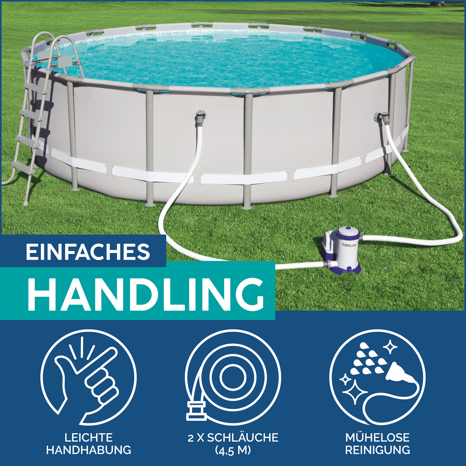 Flowclear™ 2500gal Filter Pump