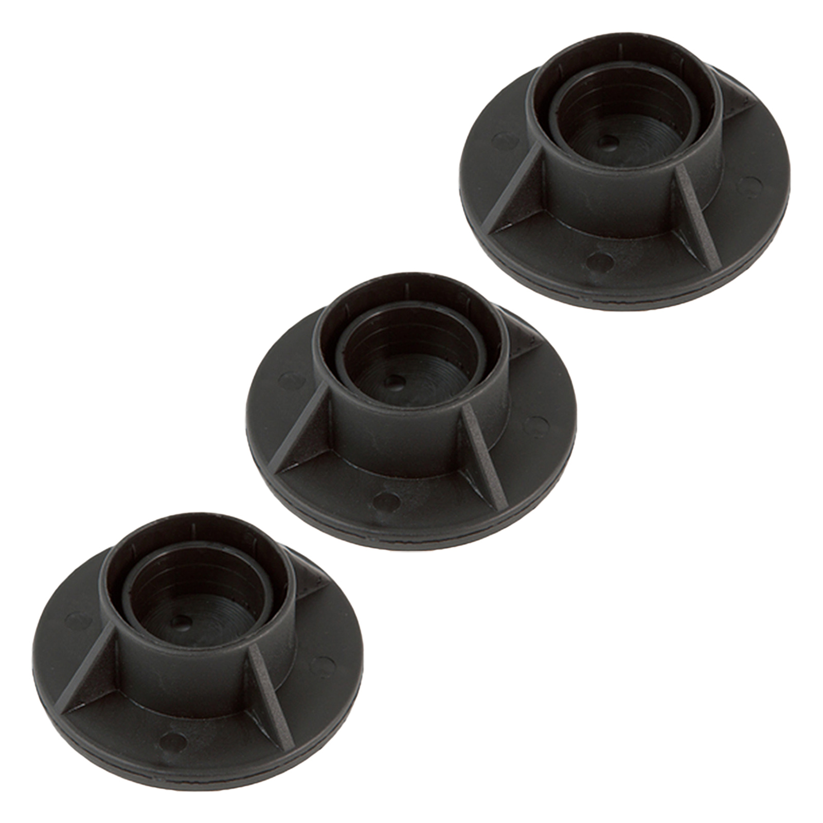 Bestway® Spare Part Leg cap set (black / 3 pieces) for various Power Steel™ pools (2021, 2022), oval