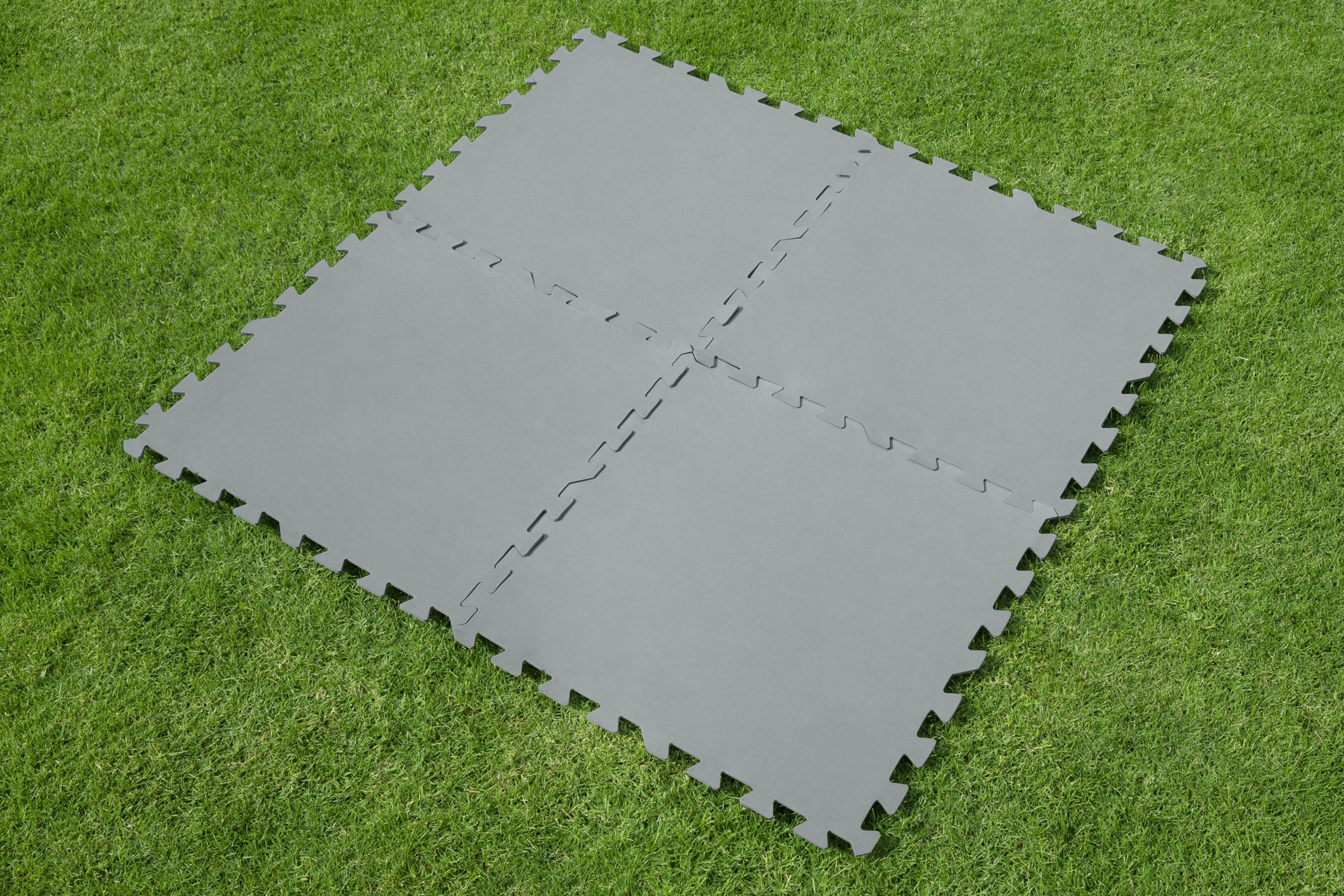 Flowclear™ Pool Bodenschutzfliesen Set, 9 Stück á 50 x 50 cm, grau