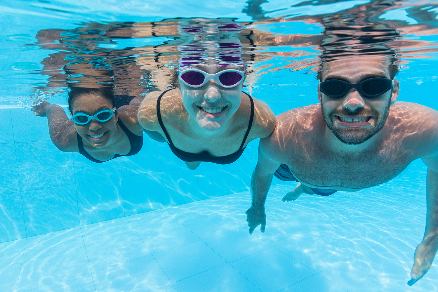Accelera™ Schwimmbrillen ab 14 Jahren, 3er-Set