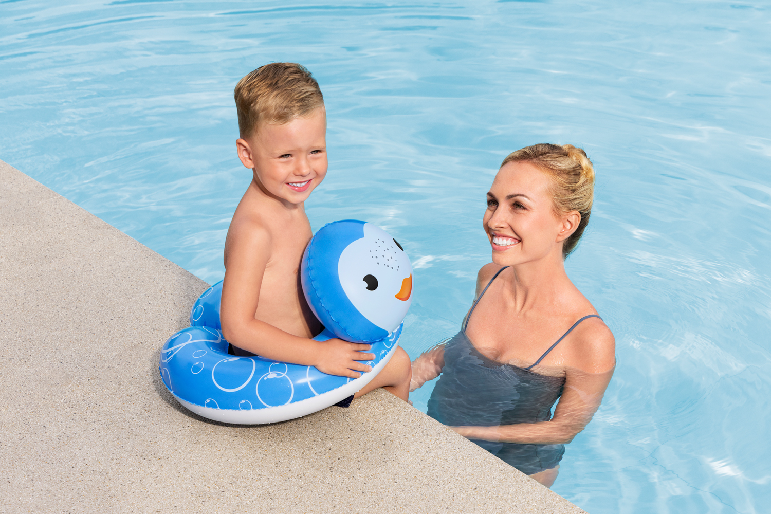 Offener Schwimmring Floating Friends™, 3-6 Jahre, sortiert