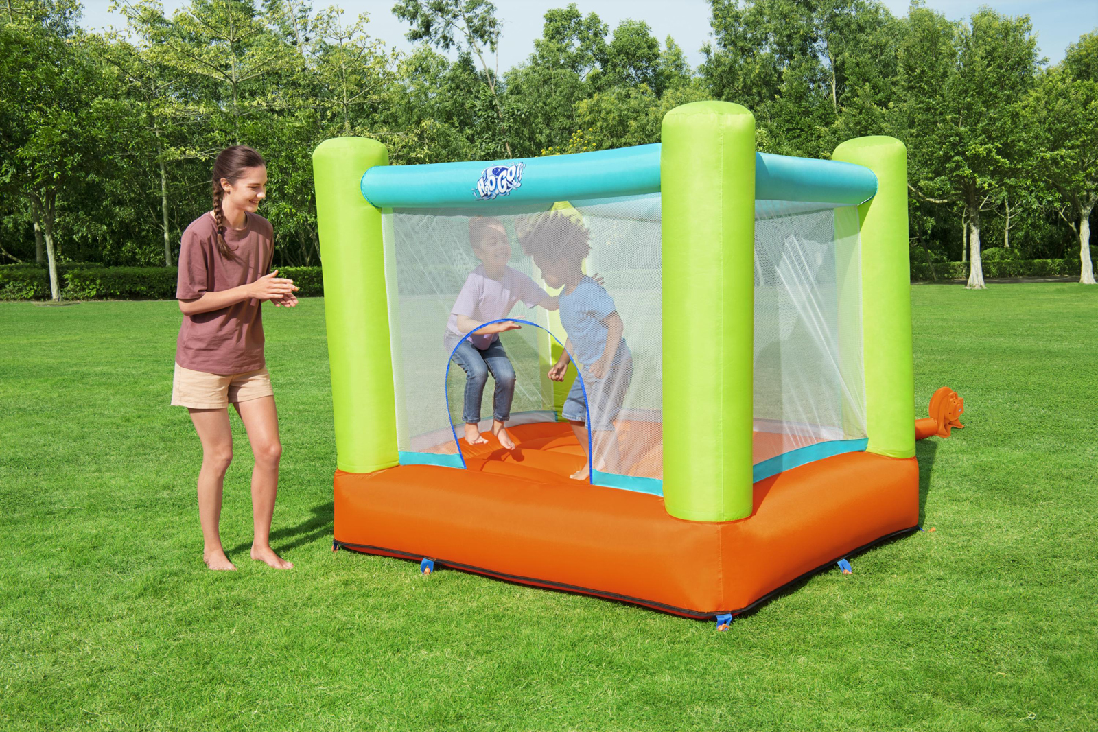 H2OGO!® Hüpfburg Jump and Soar™ mit Dauergebläse 194 x 175 x 170 cm
