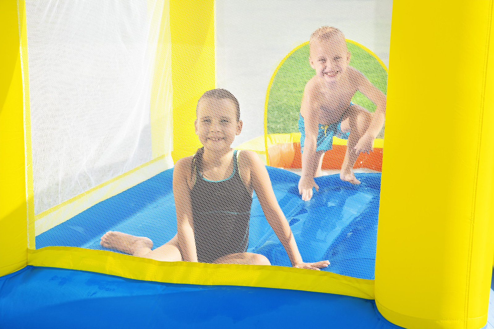 H2OGO!® Mega-Wasserpark mit Dauergebläse Beach Bounce 365 x 340 x 152 cm