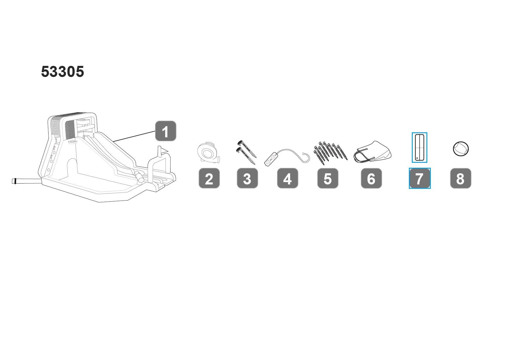 Bestway® Spare Part Water blob for H2OGO!® Waterpark Tsunami Waves 505 x 340 x 265 cm Bestway® Spare Part Water blob for H2OGO!® Waterpark Tsunami Waves 505 x 340 x 265 cm