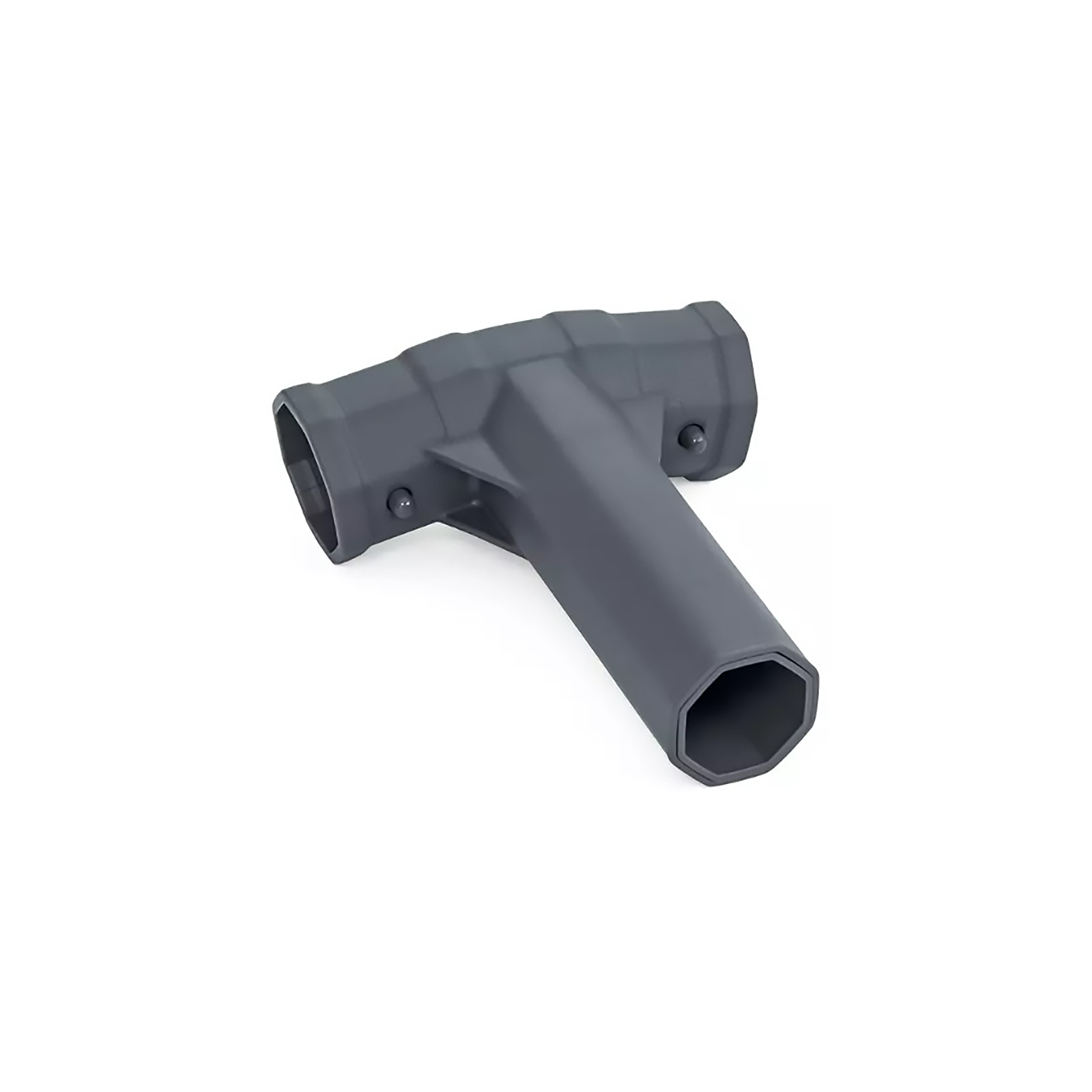 Bestway® Spare Part  T-connector (grey/ClickConnect System™)  for various Bestway® APX 365™ pools, round