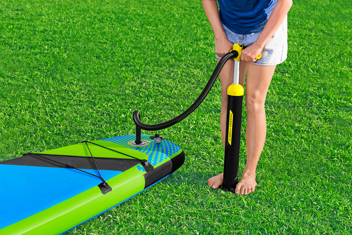 Hydro-Force™ SUP Touring Board Set Aqua Excursion™ 381 x 79 x 15 cm