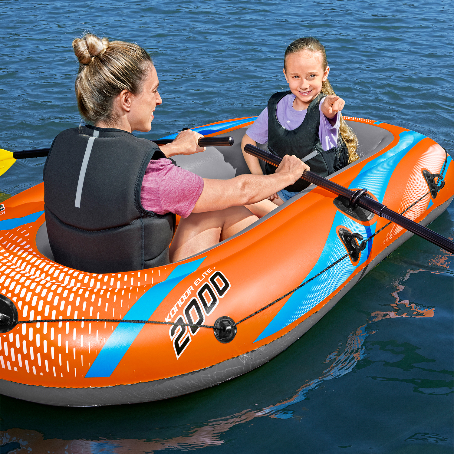 Schlauchboot Set Kondor Elite™ 2000 196 x 106 x 31 cm