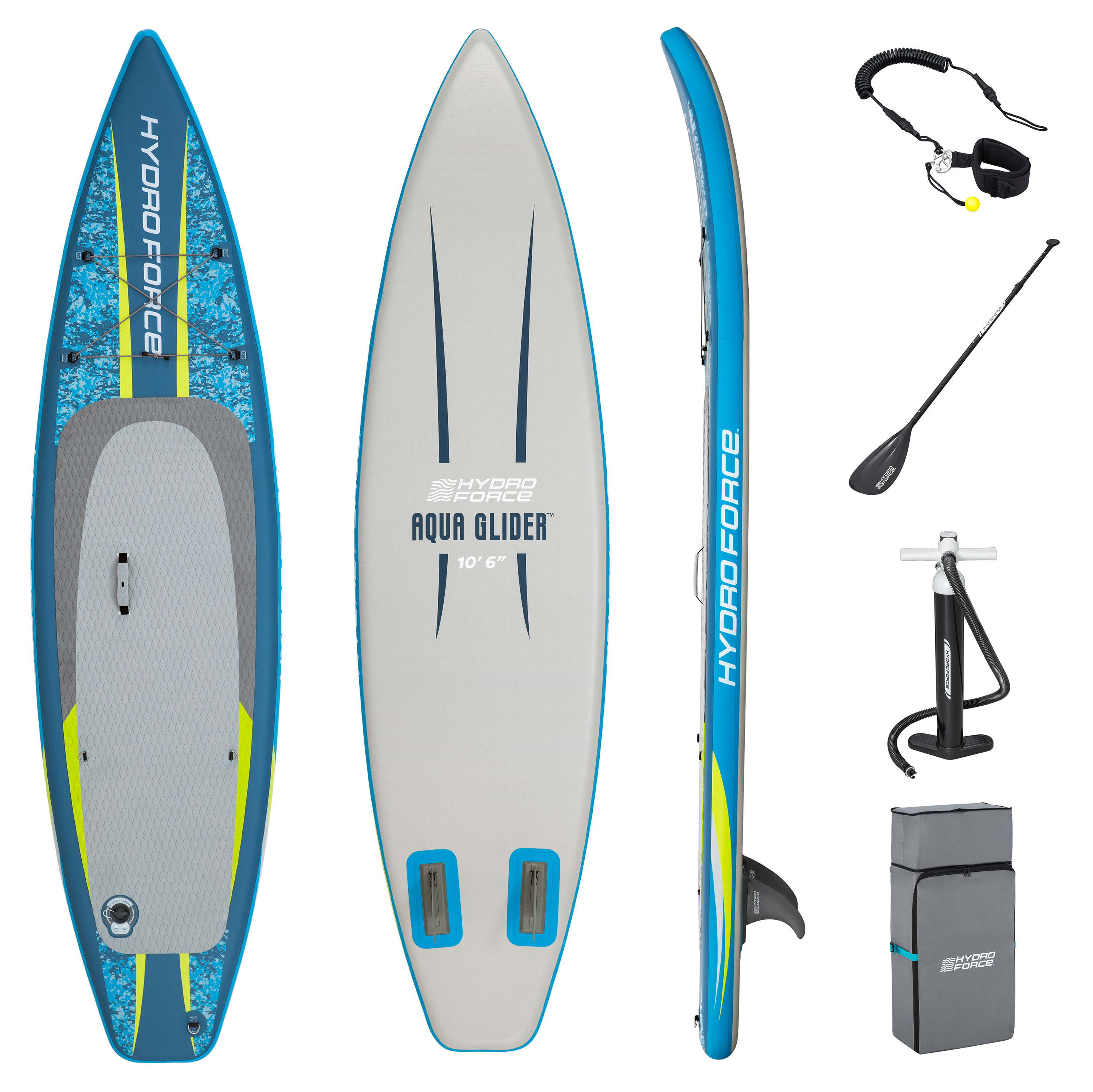 Hydro Force® SUP Touring Board-Set Aqua Glider™ 320 x 79 x 12 cm