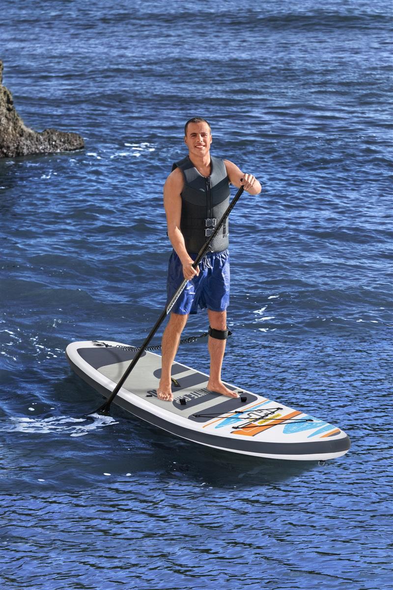 Hydro-Force™ SUP Allround Board-Set White Cap mit Sitz 305 x 84 x 12 cm
