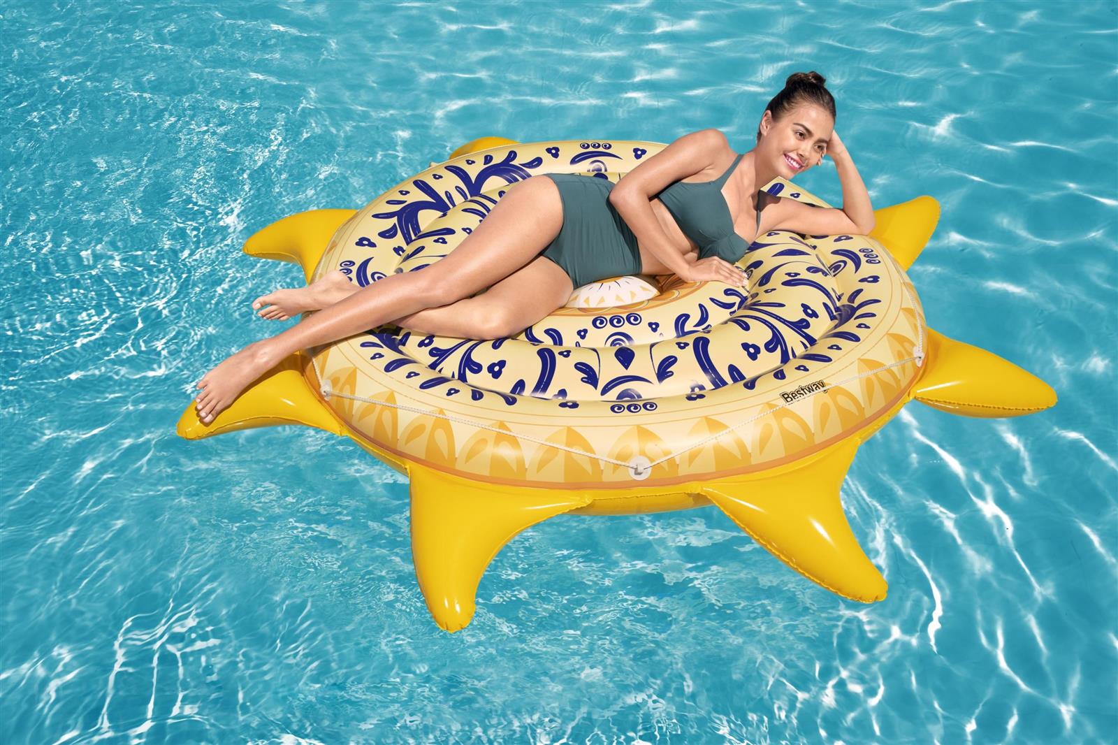 Badeinsel Mediterrane Sonne Ø 226 cm