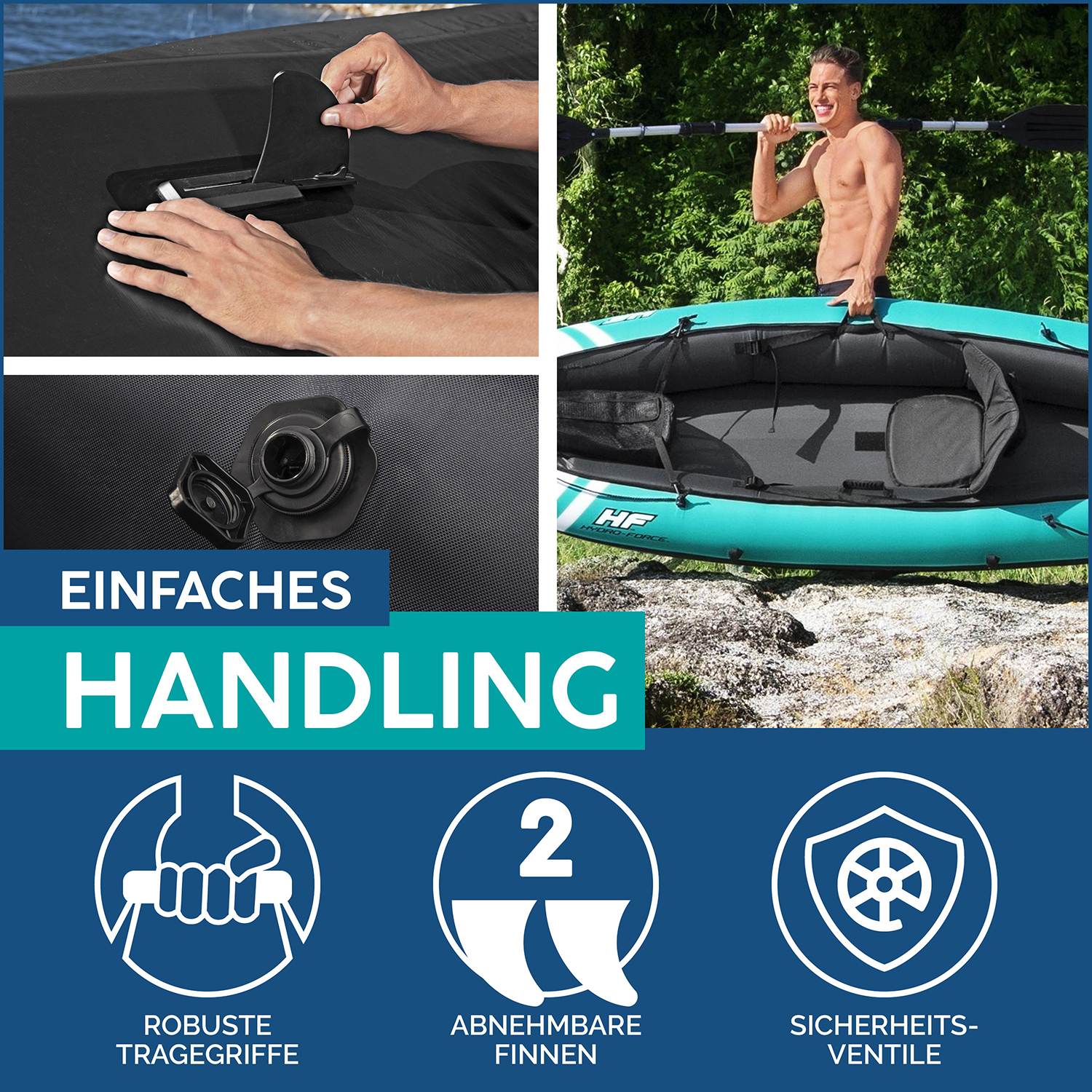 Hydro-Force™ Kajak-Set Ventura™ 280 x 86 x 40 cm
