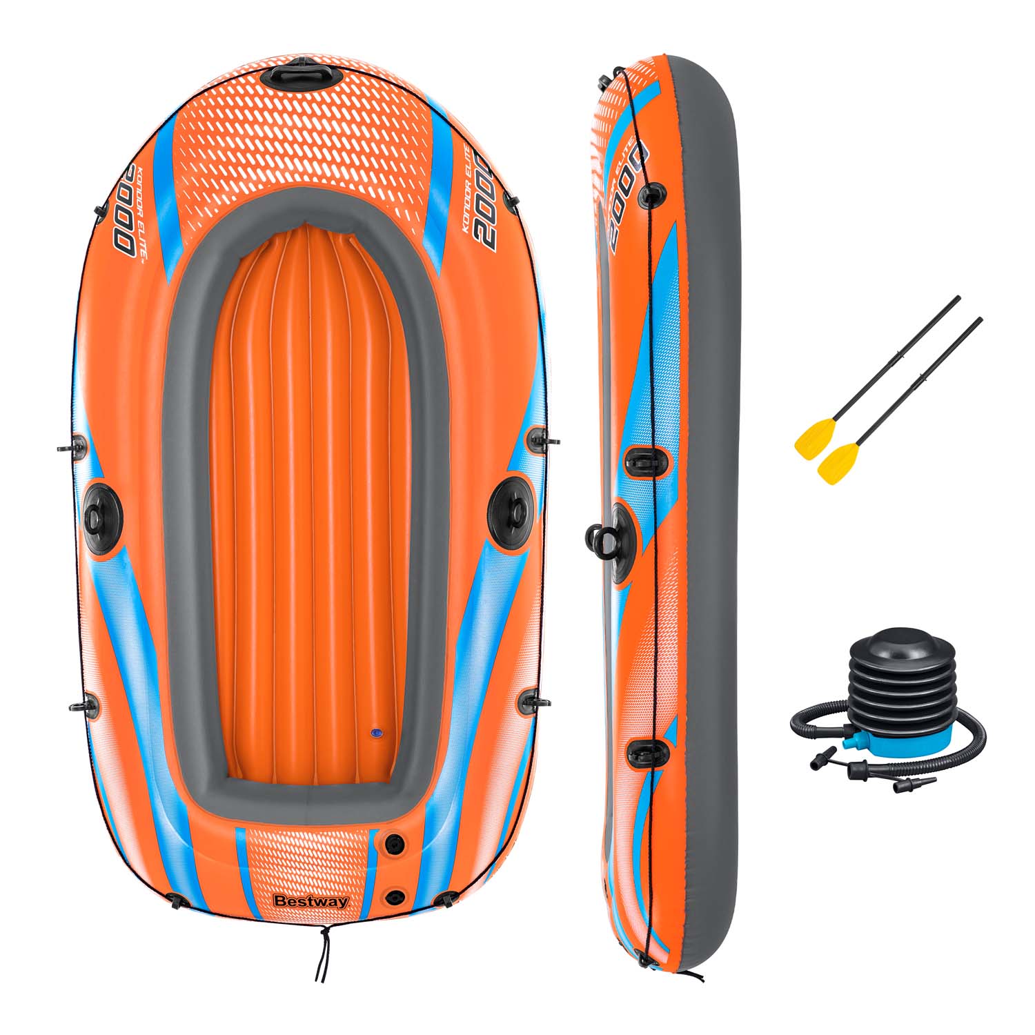 Schlauchboot-Set Kondor Elite™ 2000 196 x 106 x 31 cm