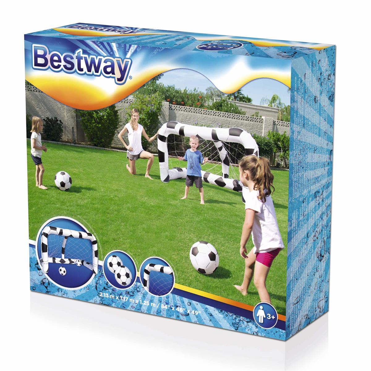 Bestway® 7?x 46" x 49"/2.13m x 1.17m x 1.25m Soccer Net