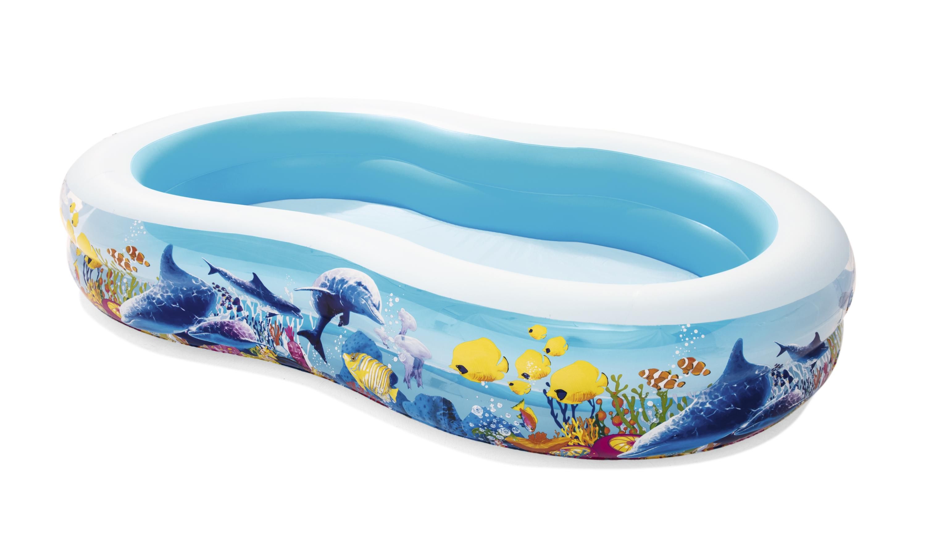 Family Pool Sea Ground 262 x 157 x 46 cm, oval