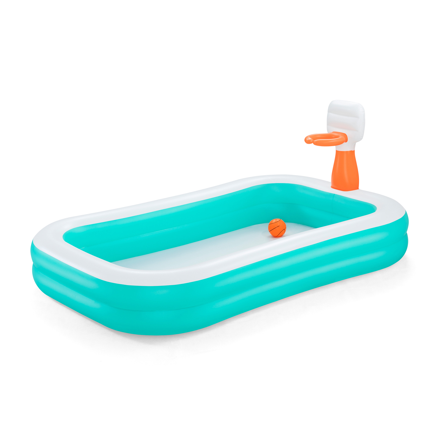 Family Pool Dunk N' Splash™ mit Basketballkörben 251 x 168 x 102 cm