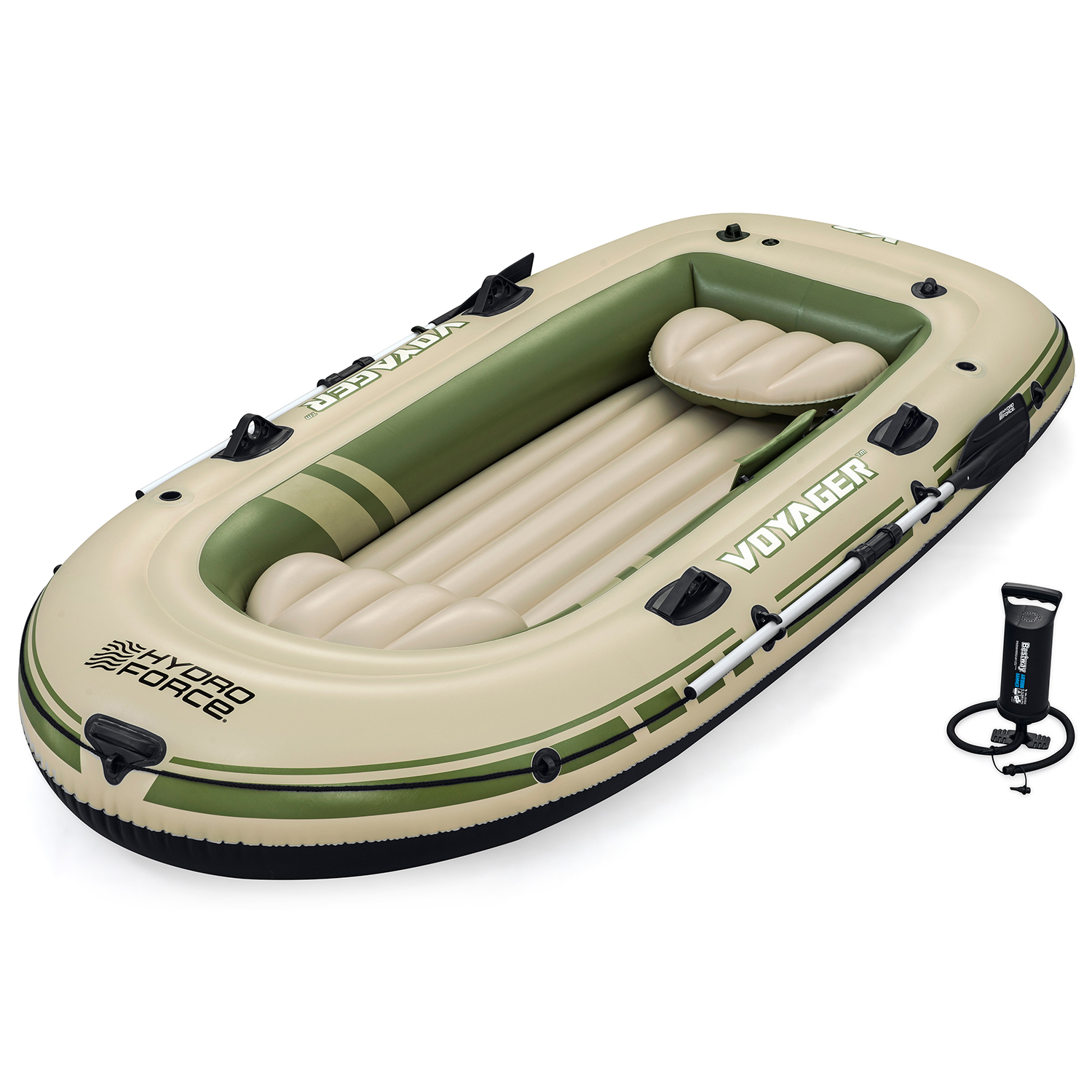Hydro-Force™ Schlauchboot Komplett-Set Voyager™ X3 294 x 137 x 39 cm