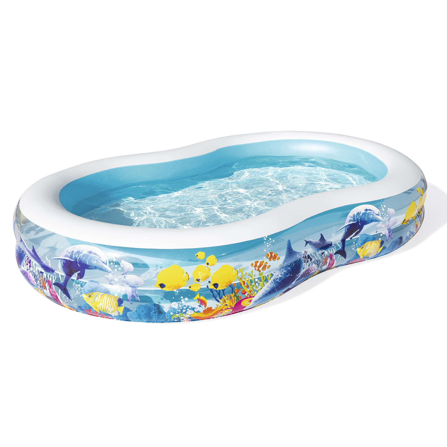 Family Pool Sea Ground 262 x 157 x 46 cm, oval