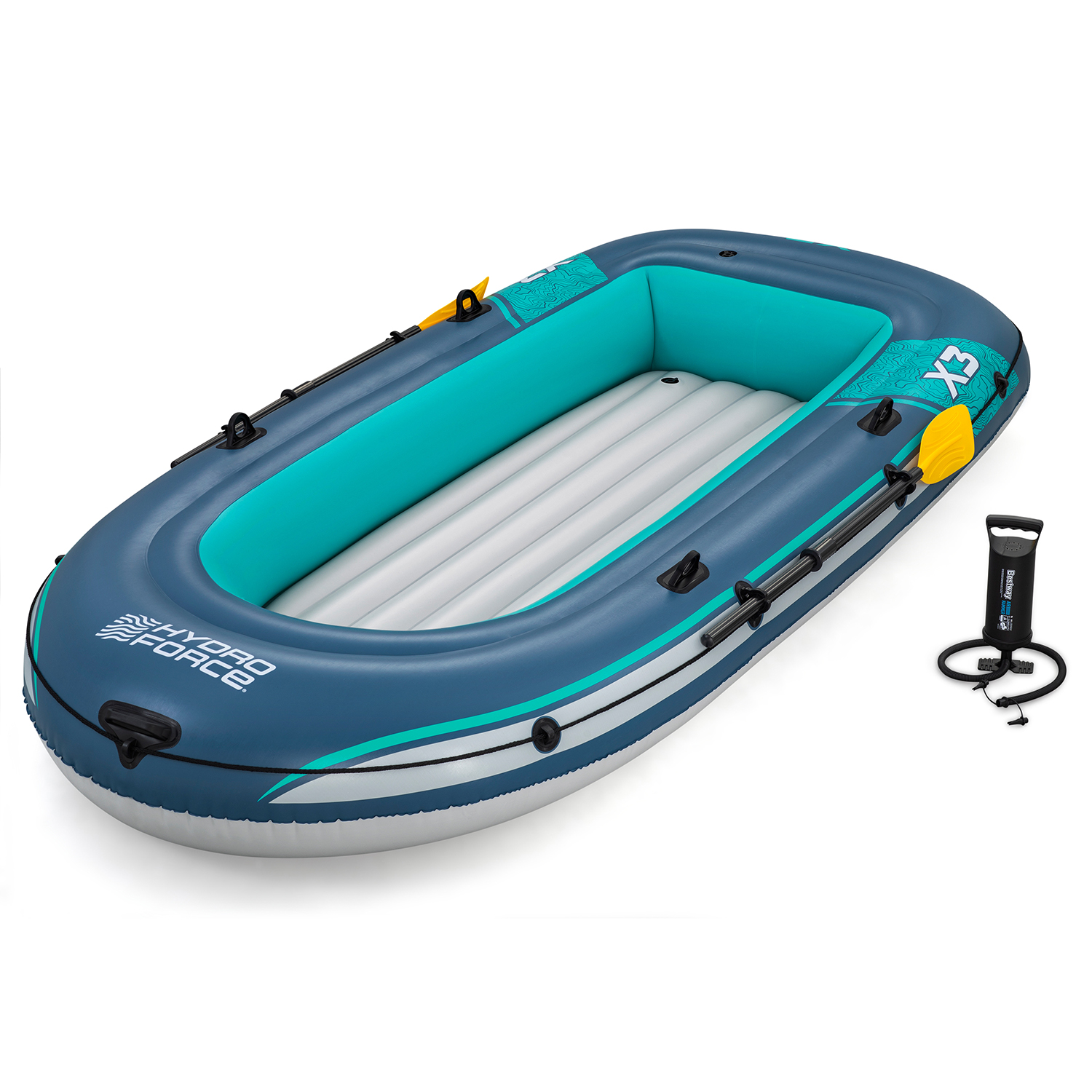 Hydro Force® Schlauchboot-Set Trek™ X3 294 x 137 x 39 cm