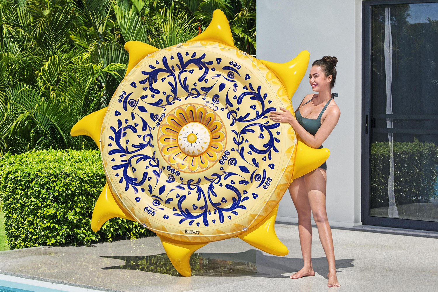 Badeinsel Mediterrane Sonne Ø 226 cm