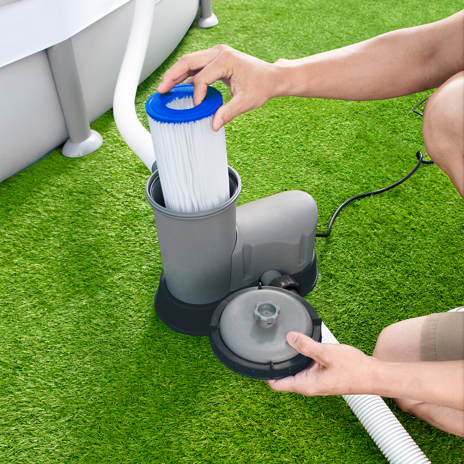 Flowclear™ Filterkartusche Gr. III, 10,6 x 20,3 cm Flowclear™ Filterkartusche Gr. III, 10,6 x 20,3 cm