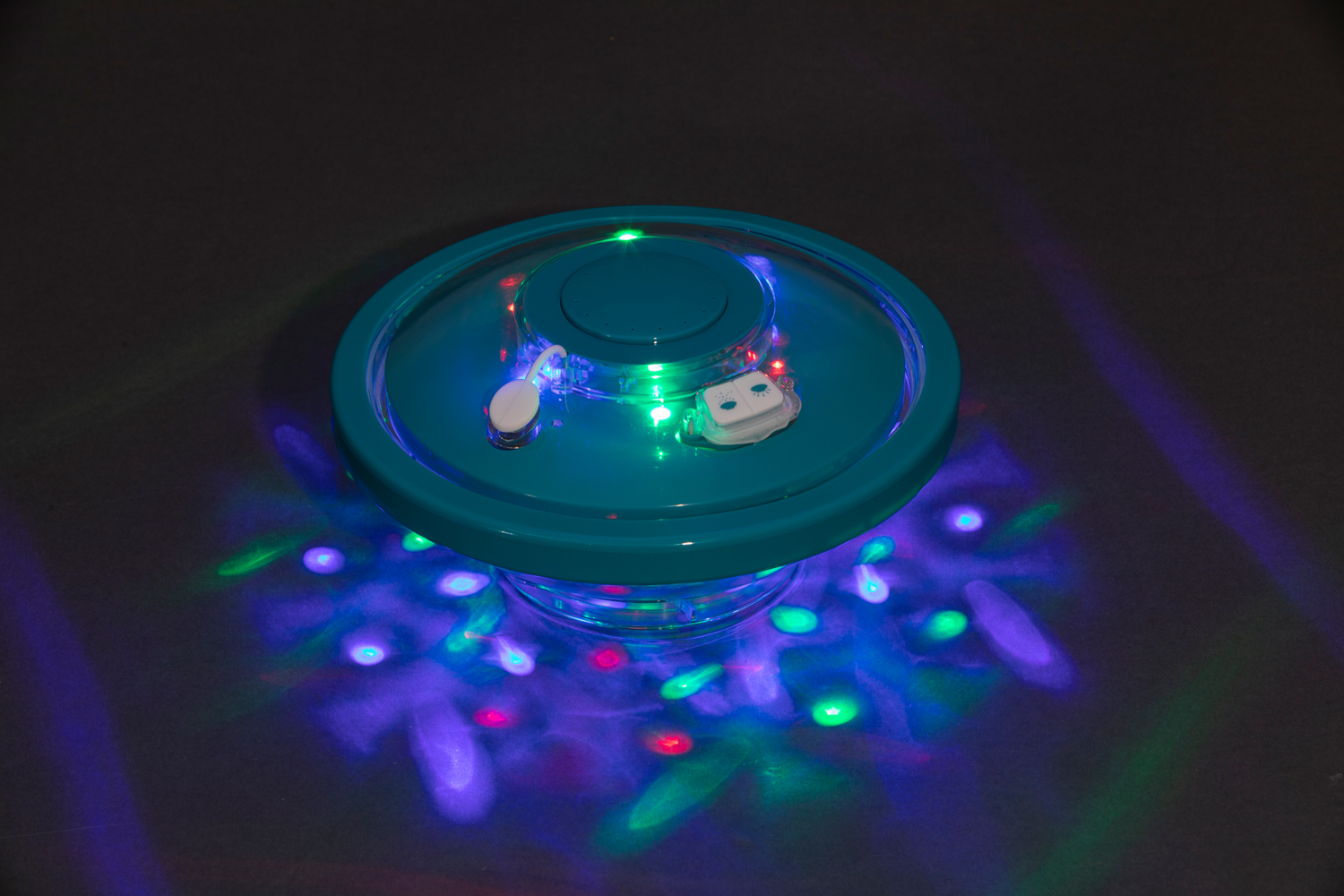 akkubetriebene LED-Wasserfontäne Ø 18,9 x 9,3 cm