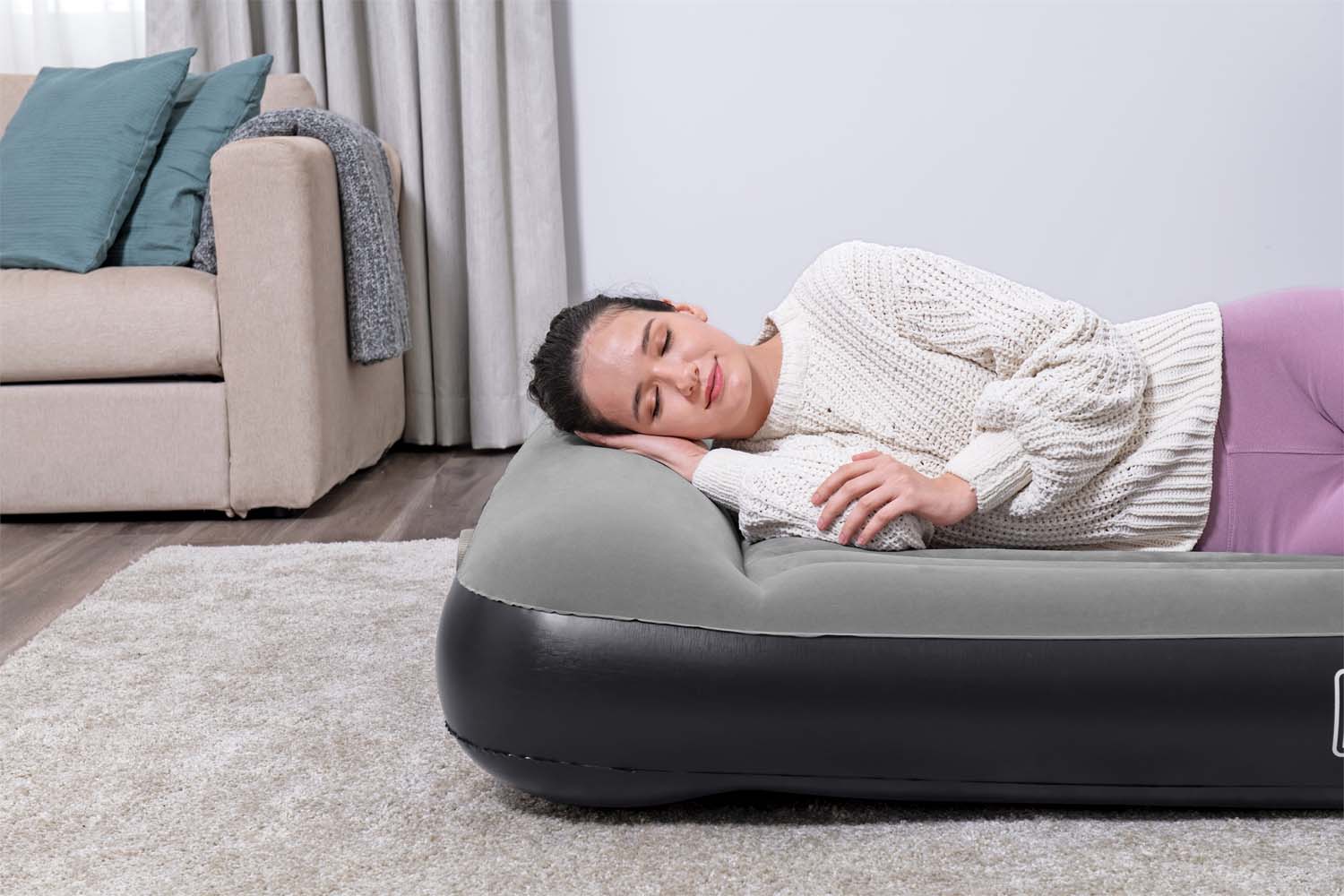 TriTech™ Doppelluftbett mit integrierter Elektropumpe 203 x 152 x 30 cm