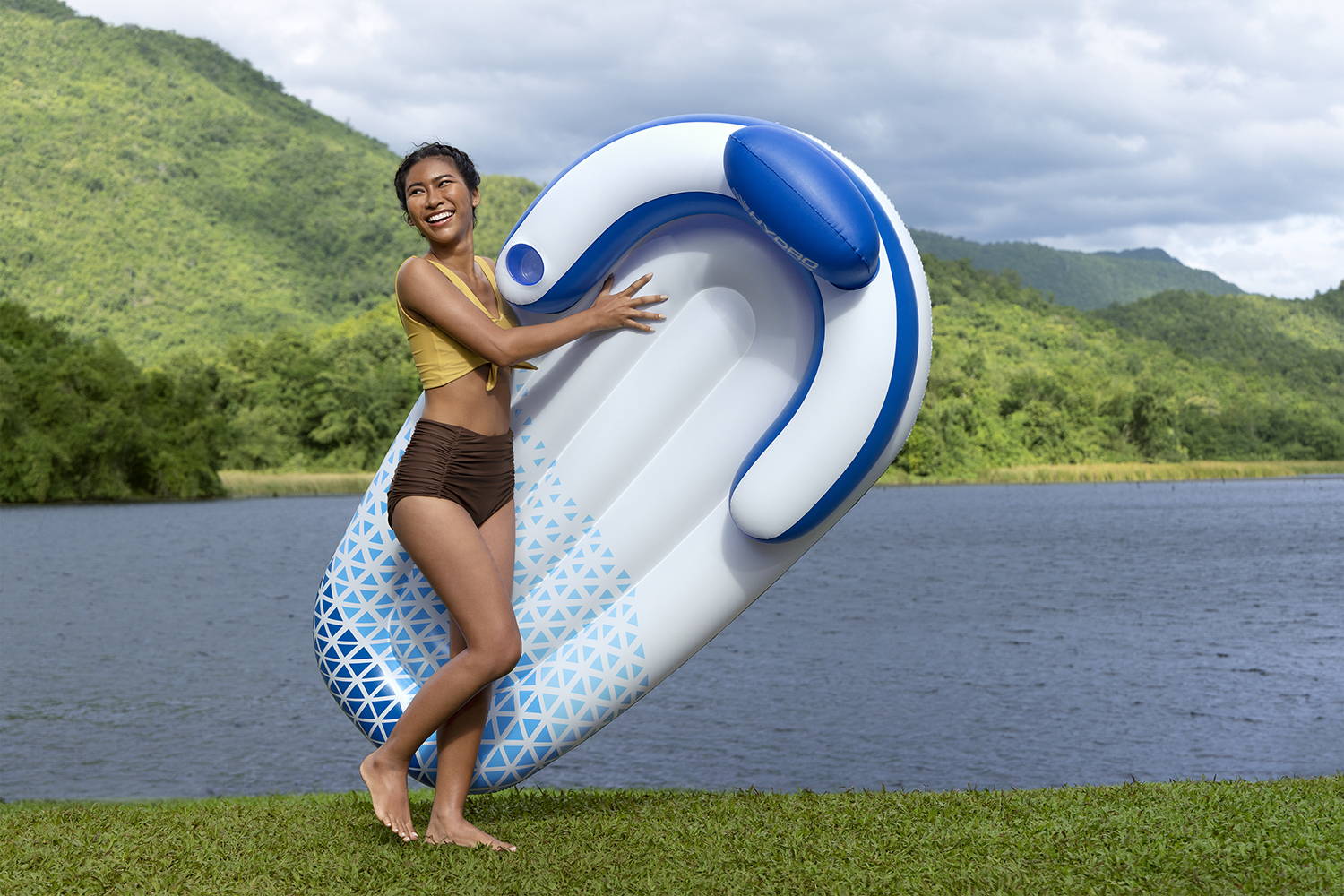 Hydro-Force™ Poolliege Indigo Wave™ 191 x 107 cm