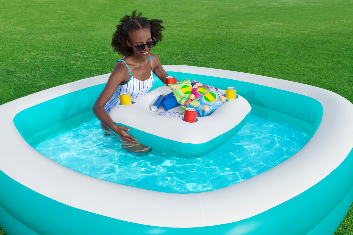 Family Pool Sippin Summer™ 218 x 218 x 48 cm