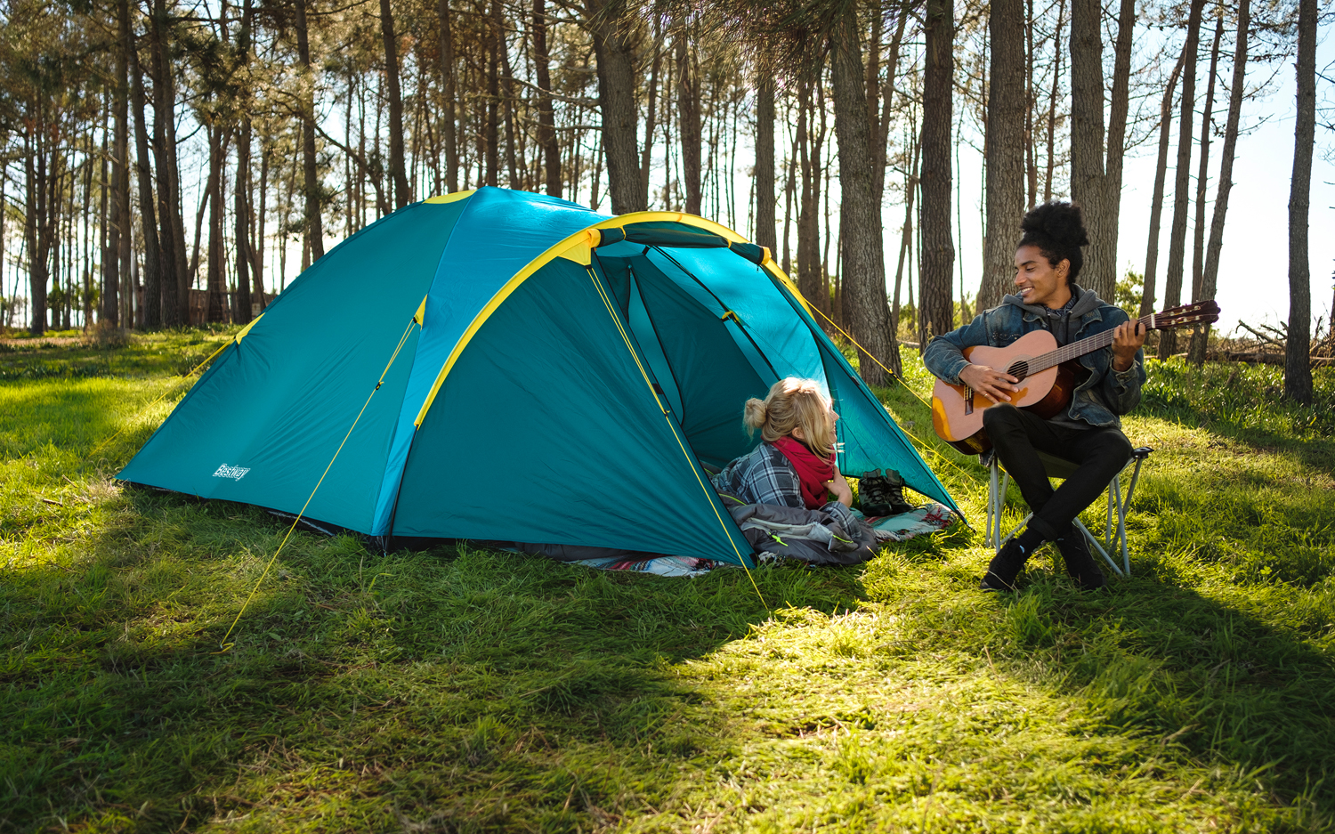 4-Personen-Zelt Active Ridge 4 310 x 240 x 130 cm 