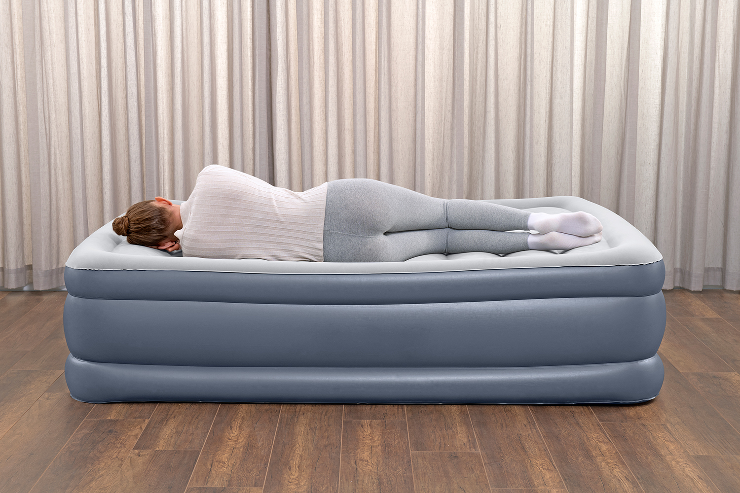 TriTech® Doppelluftbett mit integrierter Elektropumpe 203 x 152 x 51 cm