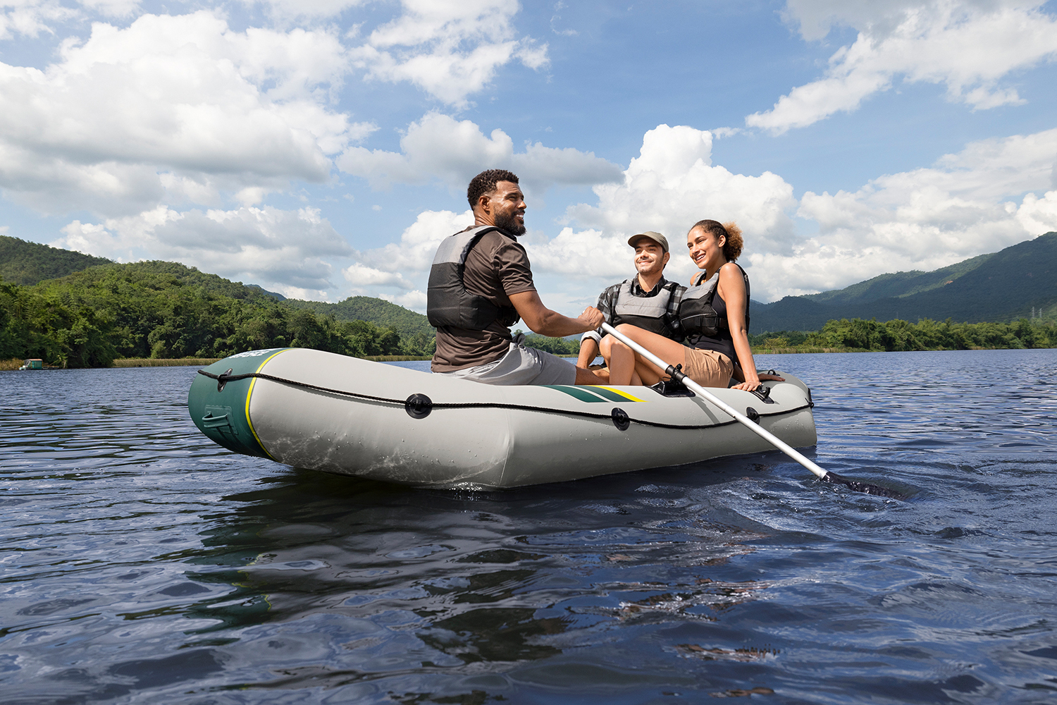 Hydro-Force™ Schlauchboot Komplett Set Ranger Elite™ X3 295 x 130 x 46 cm