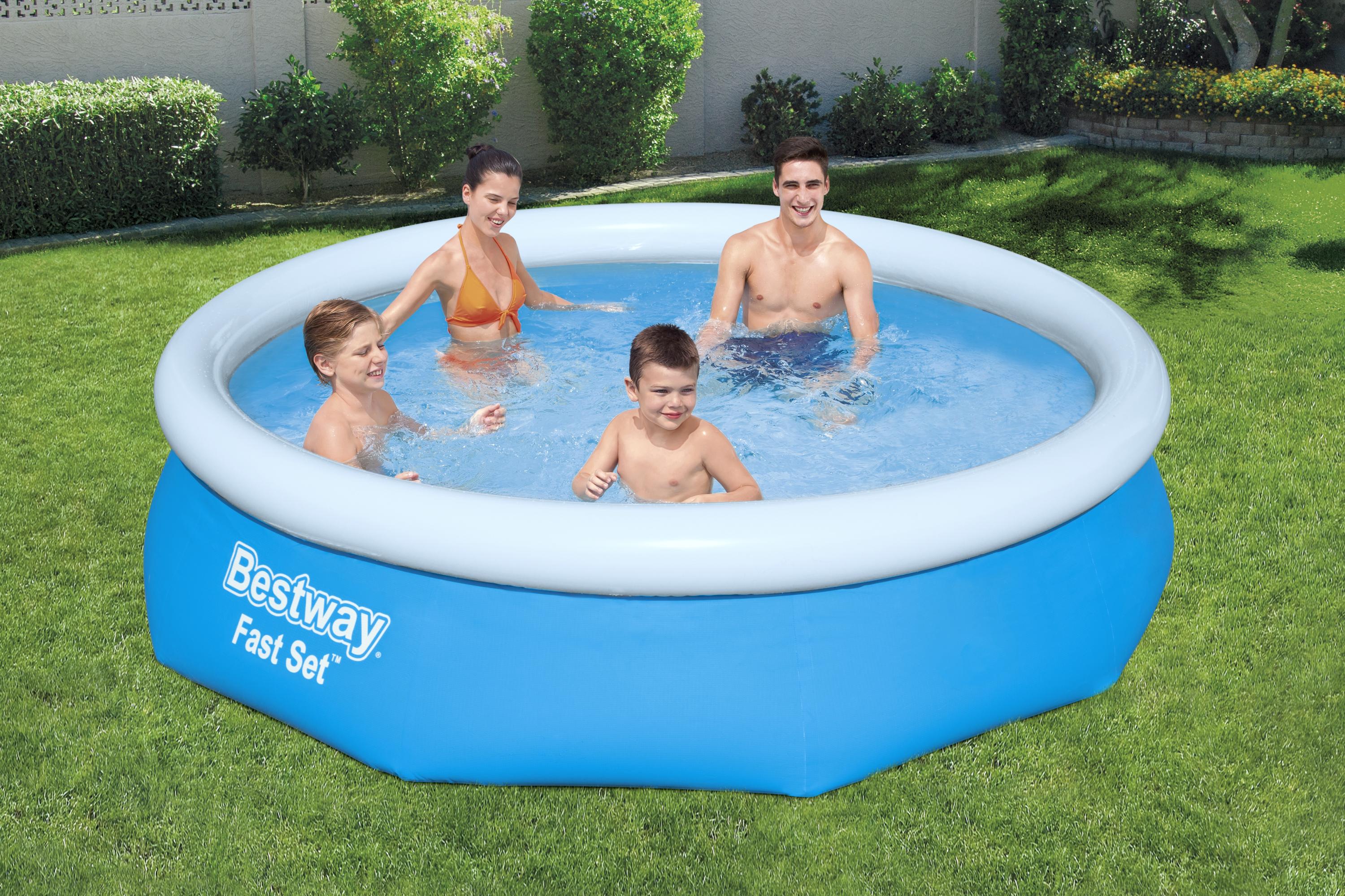 Fast Set™ Aufstellpool-Set mit Filterpumpe Ø 305 x 76 cm, blau, rund