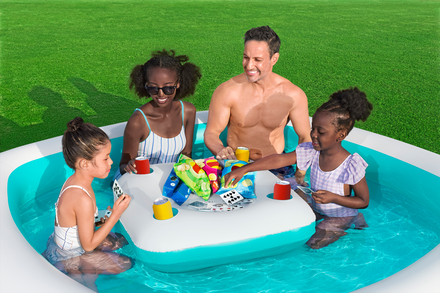 Family Pool Sippin Summer™ 218 x 218 x 48 cm